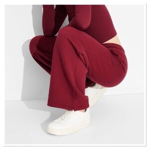 Women's High-Rise Straight Leg Sweatpants Wild Fable Cherry Splash